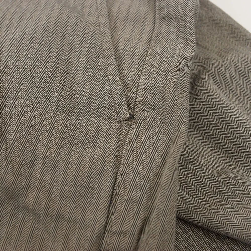 Banana Republic Kentfield Straight Fit Pant Harringbone Gray Pants Mens 36 x 32